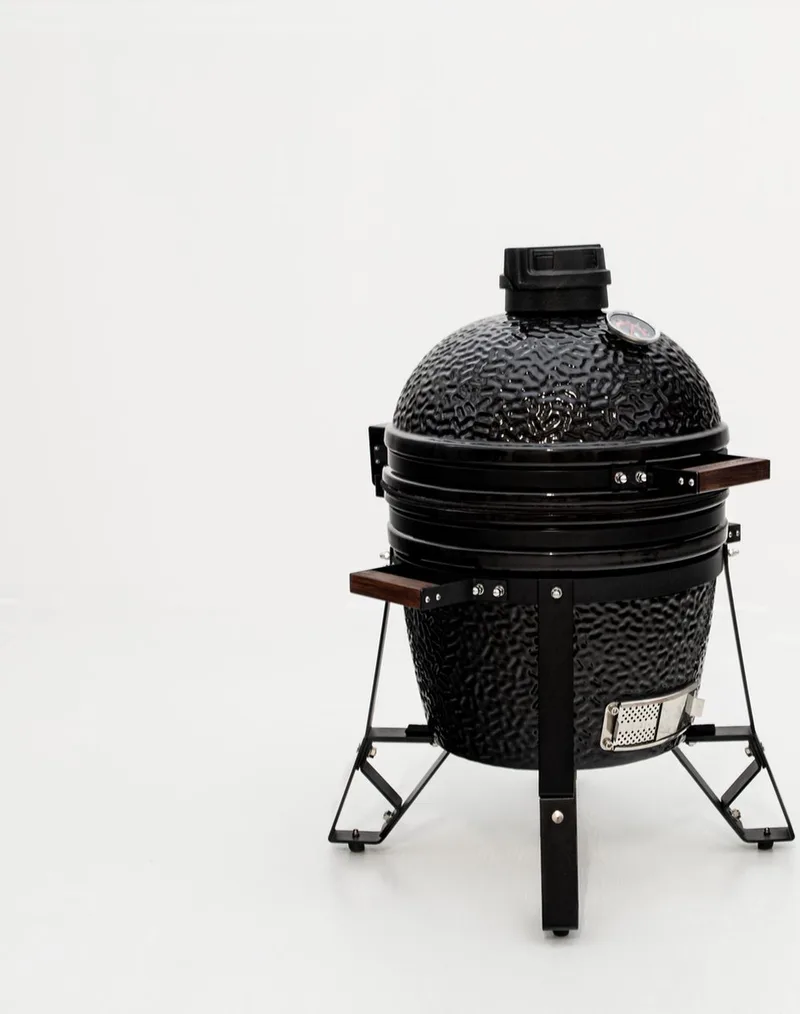Compact kamado - BBQ - rooster diam 33 cm by The Bastard in Black – product photo