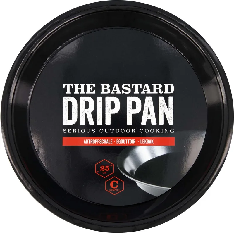 Drip Pan - Compact - BBQ Drip pan fra The Bastard i Sort – produktbillede
