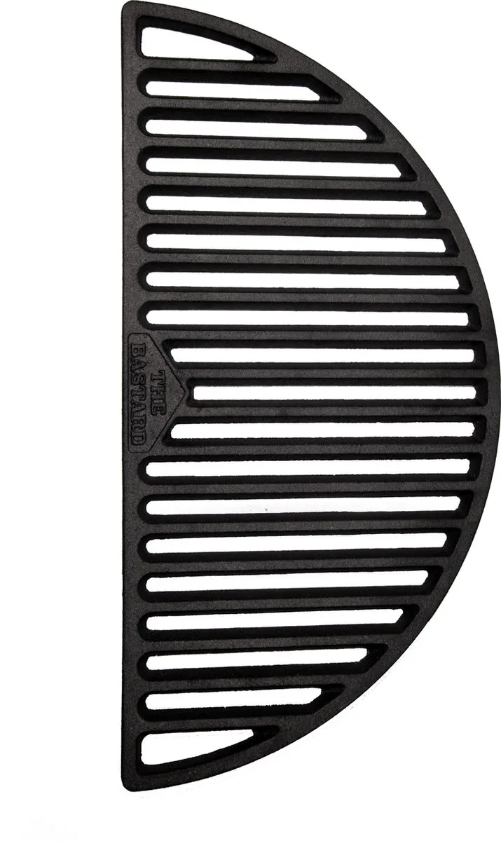 Gietijzeren Half Moon Grill Large 48 cm von The Bastard in Schwarz – Produktfoto