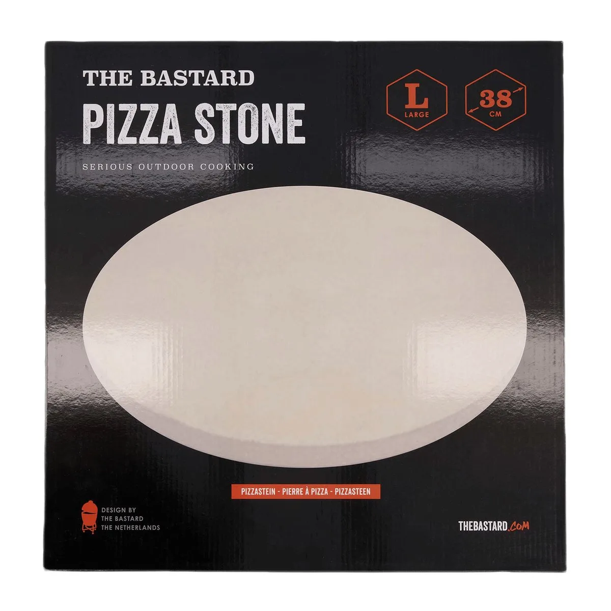 Pizza Stone - Large ø 38 cm van The Bastard in Meerkleurig – productfoto