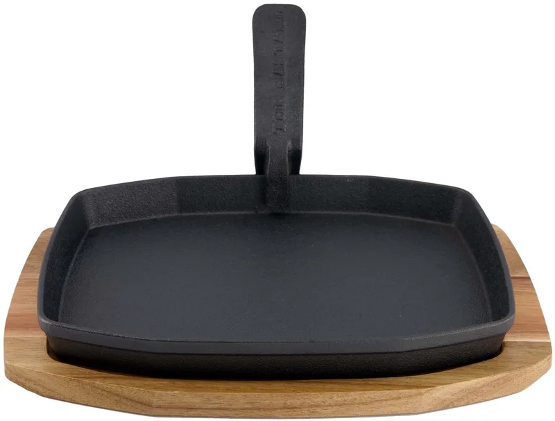 Sizzling plate & houder - Skillet - Compact/Medium by The Bastard in Black – product photo