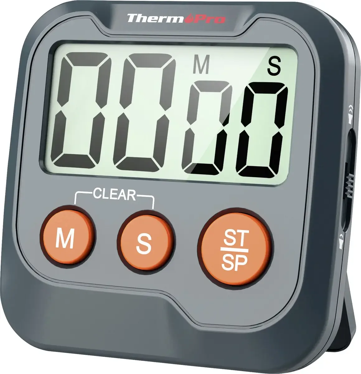 TM03W Timer Black Digitaal van ThermoPro in Zwart – productfoto