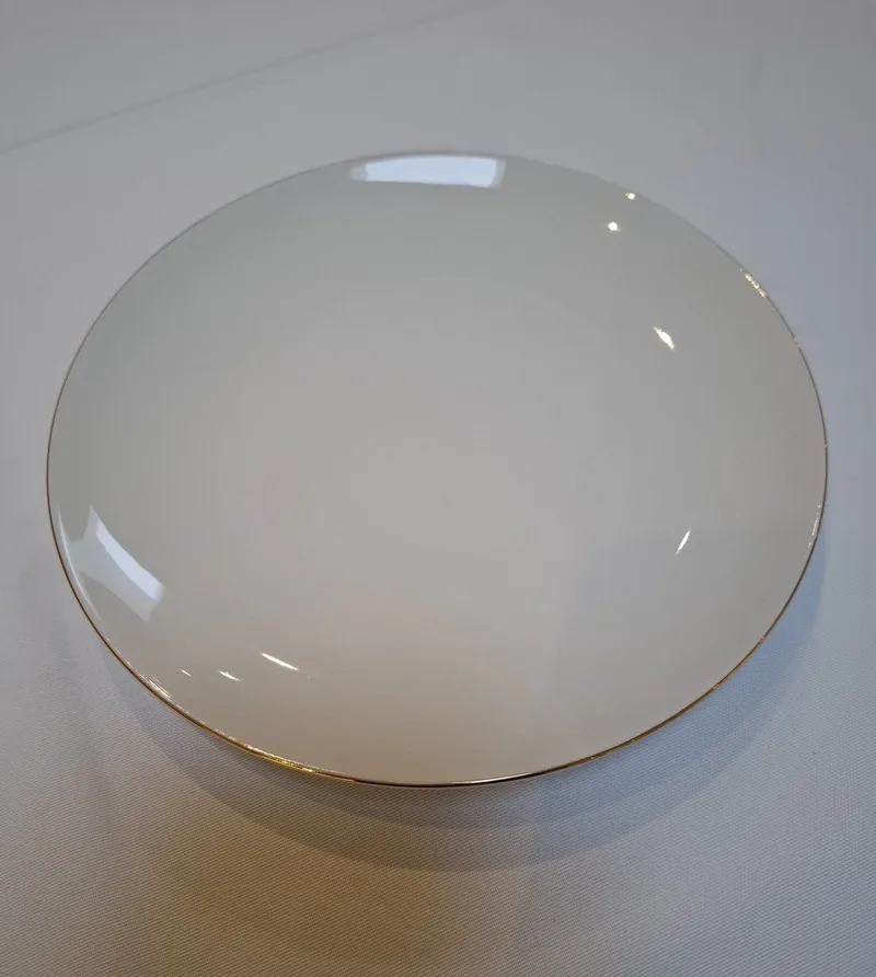 Rosenthal Thomas Medaillon goud dessertbord 21 cm Glansgoldband 2 mm by Thomas in Wit met goud – product photo