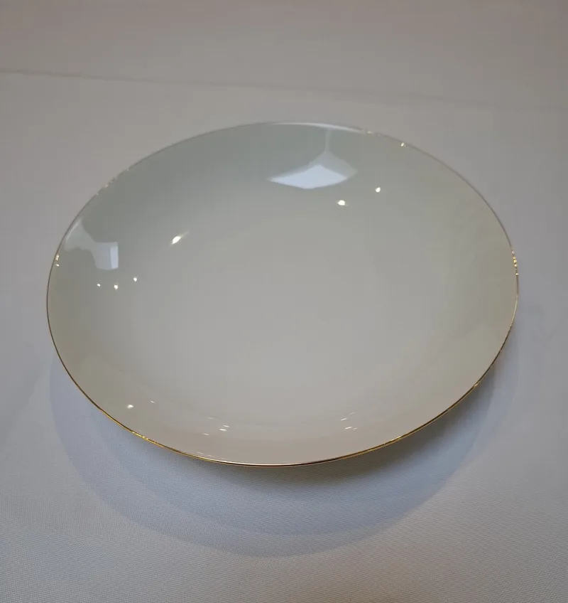 Rosenthal Thomas Medaillon goud diep bord 23 cm Glansgoldband 2 mm by Thomas in Wit met gouden rand – product photo