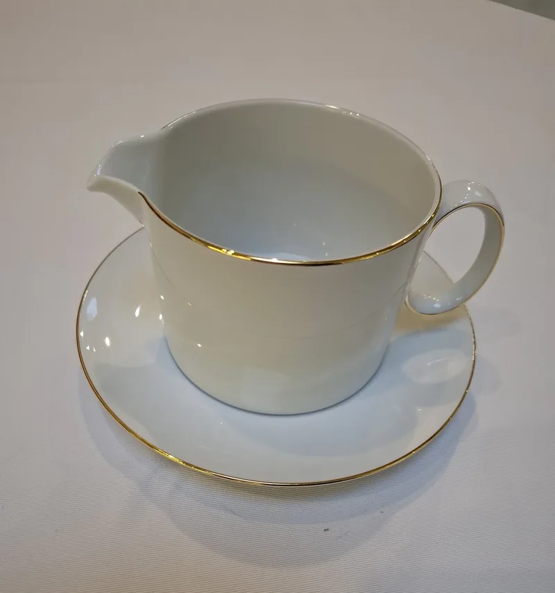 Rosenthal Thomas Medaillon goud sauskom met schotel Glansgoldband 2 mm von Thomas in Wit met gouden rand – Produktfoto