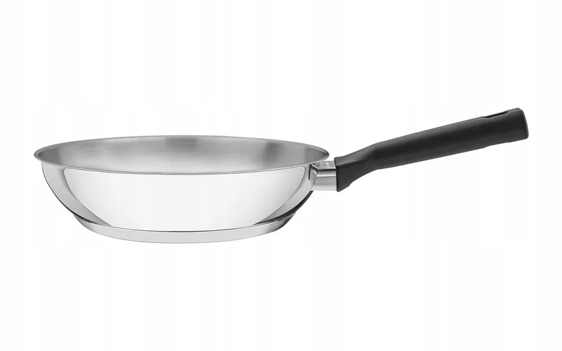 Brava Bakelite Koekenpan 20 cm - Roestvrij Staal, Tri-ply Bodem by Tramontina in Silver – product photo