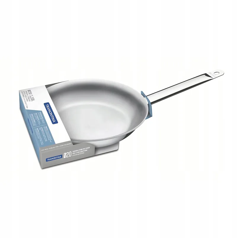 Professionele Koekenpan - 20 cm - Roestvrij Staal von Tramontina in Silber – Produktfoto
