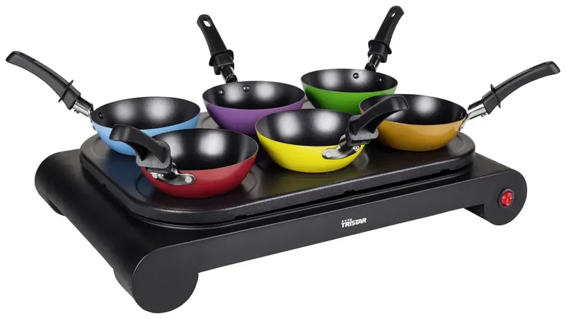 BP-2827 elektrische wokset, zwart van Tristar – productfoto