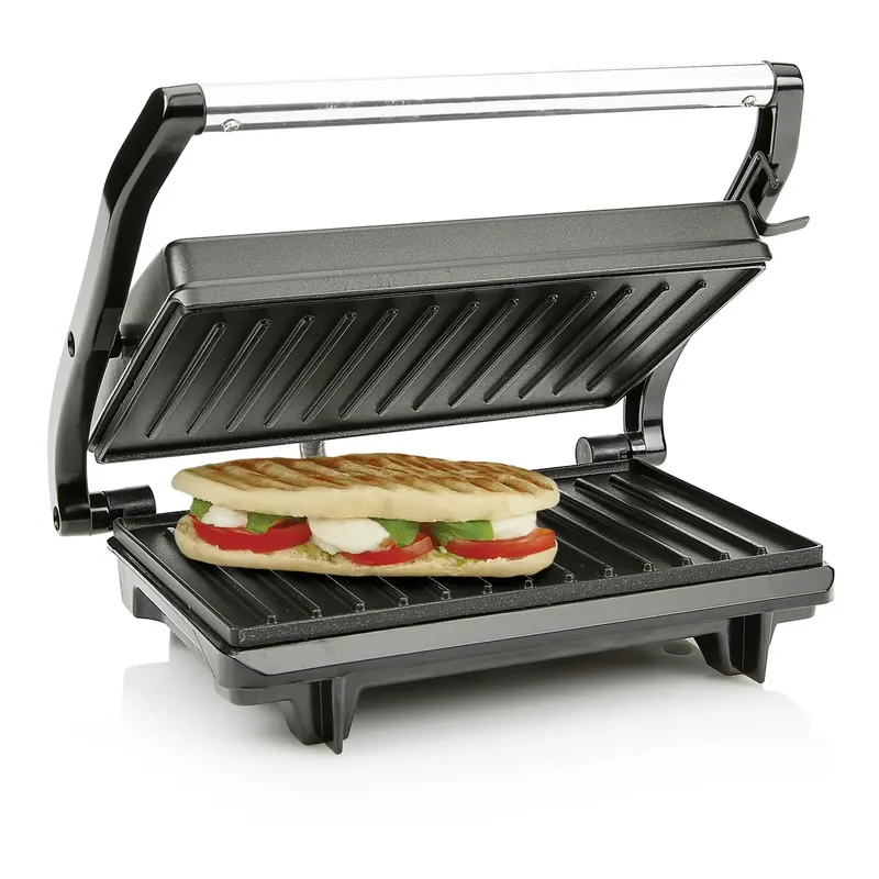 Contactgrill - GR-2650 - 700W - Tosti apparaat - Panini grill- 22,5x14cm bakoppervlak - Verticaal opbergen by Tristar in Black – product photo 2 of 3