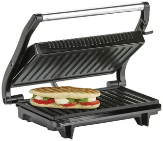 Contactgrill - GR-2846 - 700W - Tosti apparaat - 22,5x14cm bakoppervlak - Aluminium fra Tristar i Rvs – produktbillede 2 af 2