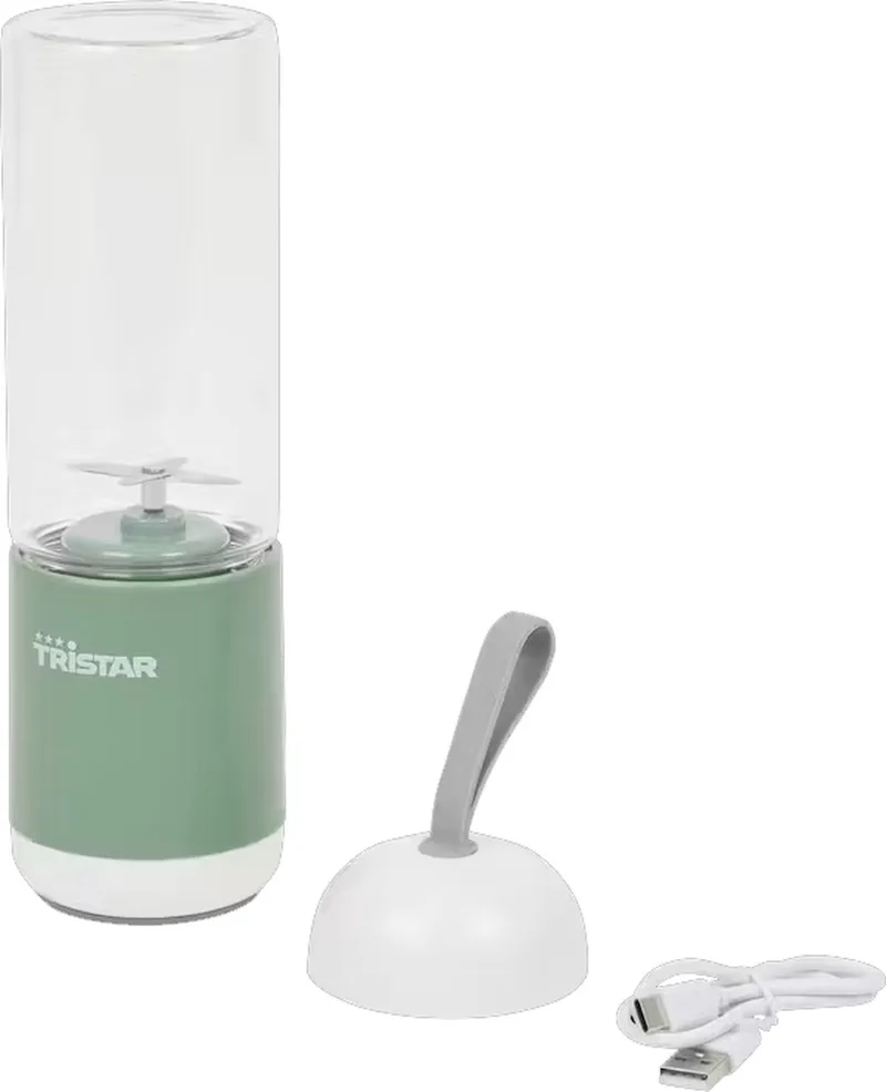 Draagbare Blender - Blender To Go - USB Oplaadbaar - 380ml by Tristar in Green – product photo