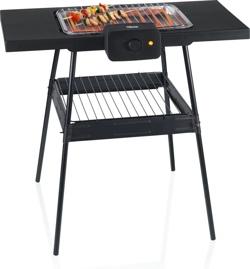 Elektrische Barbecue Staand BQ-2870 - Te gebruiken als Tafel BBQ - 36,5 x 25,5 cm van Tristar in Zwart – productfoto