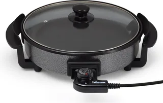 Elektrische hapjespan 1500W - PZ-2963 - Ø30cm Deksel - Maximale temperatuur 280⁰ C - PFAS-vrij de Tristar en Noir – photo produit 1 sur 2