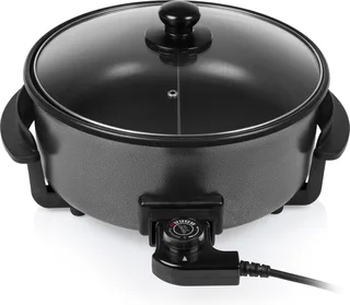 Elektrische hapjespan 1500W - PZ-9135 - Ø30cm Deksel - Maximale temperatuur 250⁰ C by Tristar in Black – product photo 1 of 2