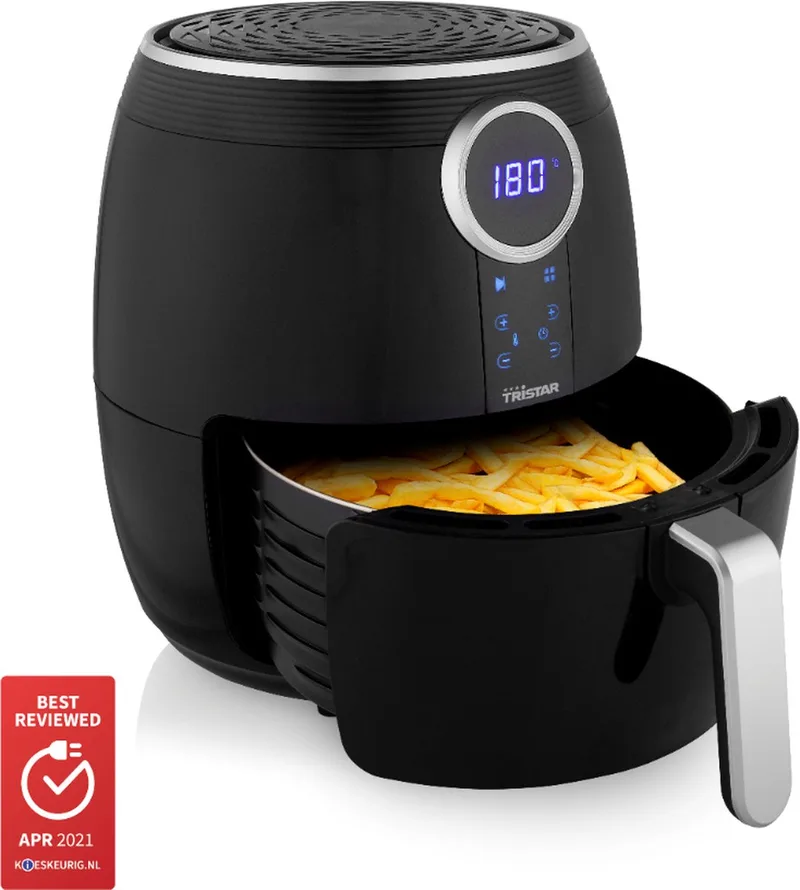 FR-6956 - Airfryer XL - 4,5L - 8 Bakprogramma's - PFAS-vrij de Tristar en Noir – photo produit