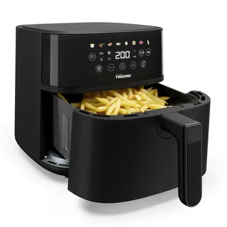 FR-9060 Digitale Airfryer 6L – 1700W – LED Touchscreen – 8 Programma’s – PFAS‑vrij – Voorverwarmen & Schudherinnering von Tristar in Schwarz – Produktfoto 2 von 3