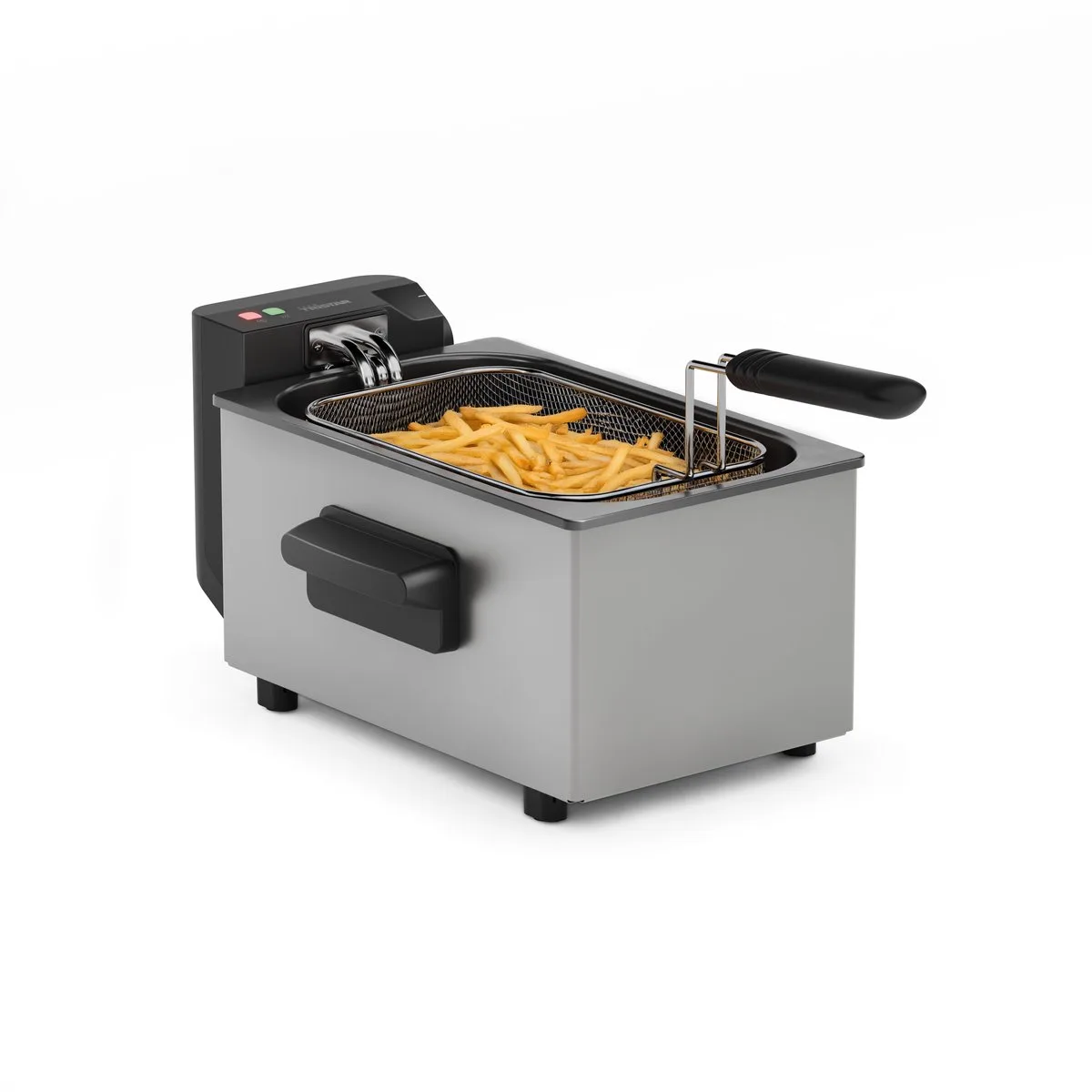 Frituurpan FR-9338 - 3L Friteuse - 2000 W - Zwart van Tristar in Zilver – productfoto