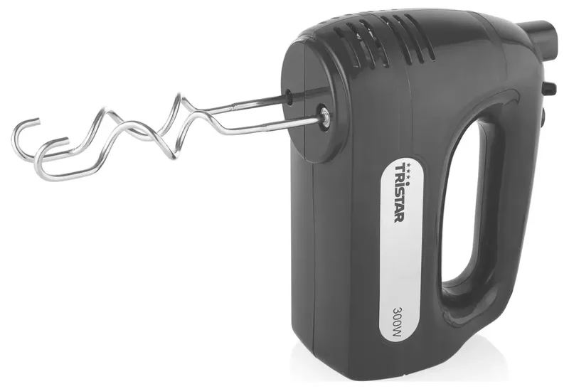 MX-4201 - Handmixer 300W - 6 snelheden - Turbo functie - Deeghaken en Gardes by Tristar in Black – product photo 2 of 2