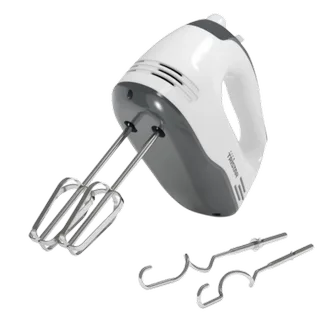 MX-4203 - Handmixer 200W - 5 snelheden - RVS kloppers en deeghaken - Wit by Tristar in Wit Grijs – product photo 2 of 2