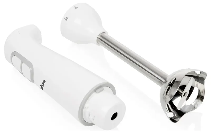 MX-4880 Staafmixer - 350W - 2 Snelheden - Ergonomisch Ontwerp - Roestvrijstalen Messen - Vaatwasserbestendige Staaf de Tristar en Blanc – photo produit 3 sur 3
