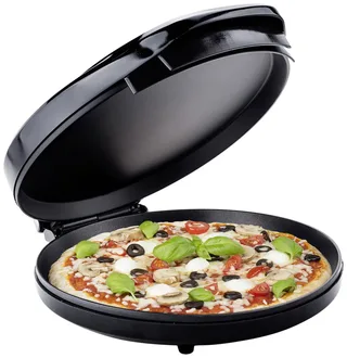 PZ-2881 - Pizzaoven Pizzamaker elektrisch - 1400W - Ø30cm - Regelbare thermosstaat by Tristar in Black – product photo 2 of 2