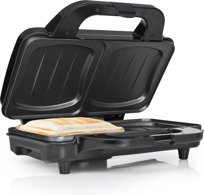 SA-3060 - Tosti apparaat 900W - Voor 2 tosti's met schelpvorm - Anti aanbaklaag fra Tristar i Sort – produktbillede 1 af 2