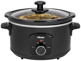 Slowcooker 180W - VS-3915 - 3.5L - Keramische binnenpan van Tristar in Zwart – productfoto 2 van 2