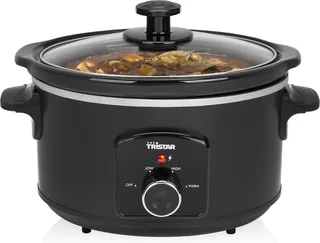 Slowcooker 180W - VS-3915 - 3.5L - Keramische binnenpan van Tristar in Zwart – productfoto 1 van 2