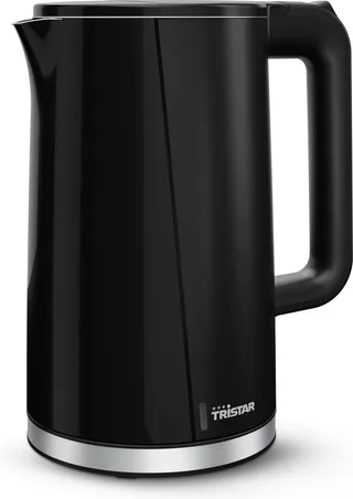 Waterkoker WK-3407 - 2200W - 1,7L - Dubbelwandig von Tristar in Schwarz – Produktfoto 1 von 3