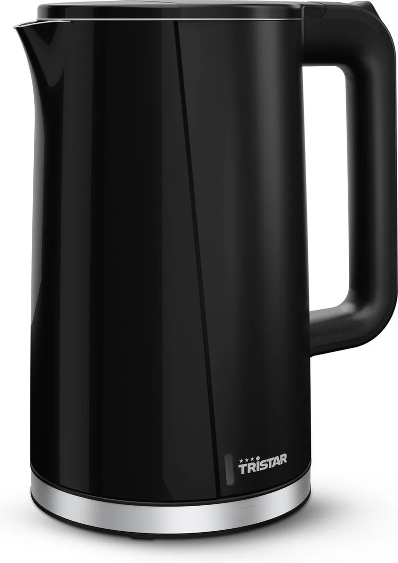 Waterkoker WK-3407 - 2200W - 1,7L - Dubbelwandig von Tristar in Schwarz – Produktfoto 1 von 3