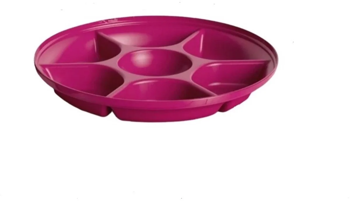 Aloha Hapjesschaal van Tupperware in Cerise Rood – productfoto