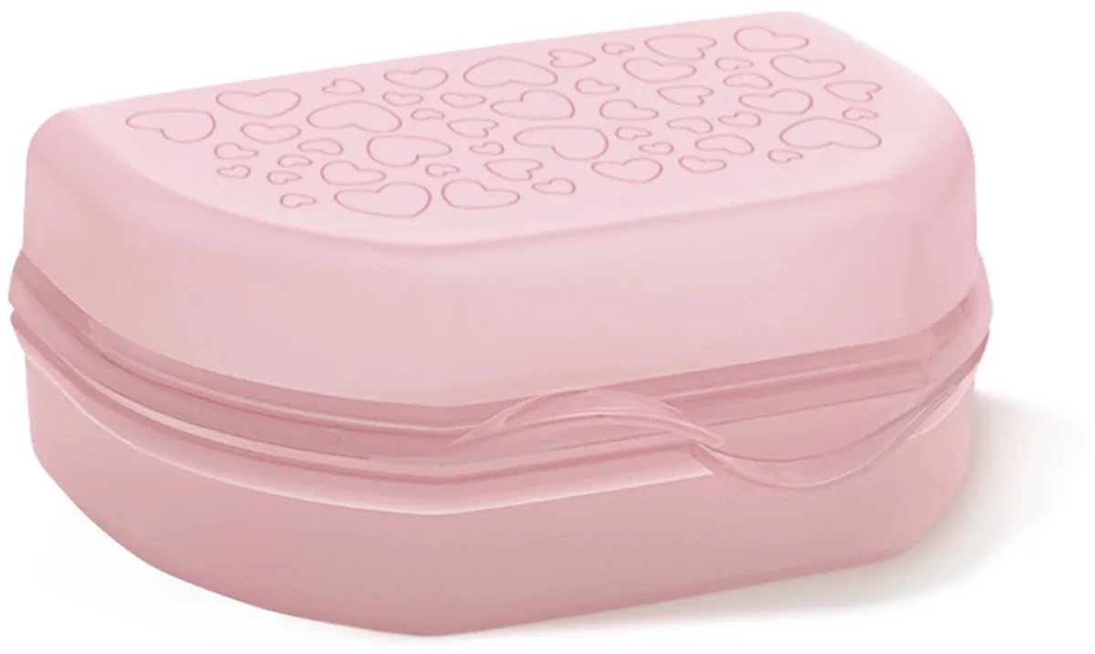 broodtrommel Het Hartje van Tupperware in Rood, Blauw – productfoto