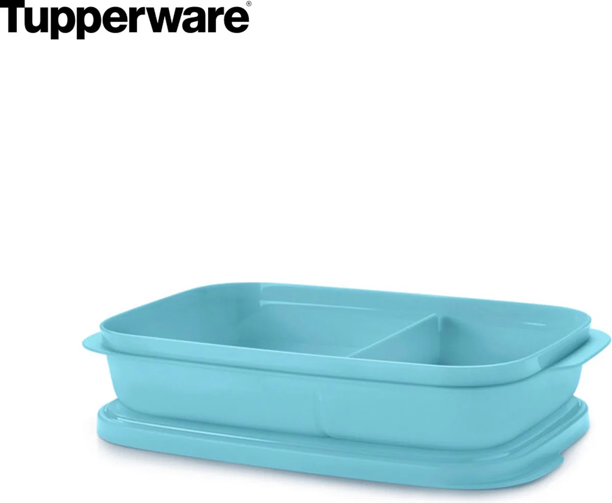 Duo Lunchbox Eco van Tupperware in Lichtblauw – productfoto