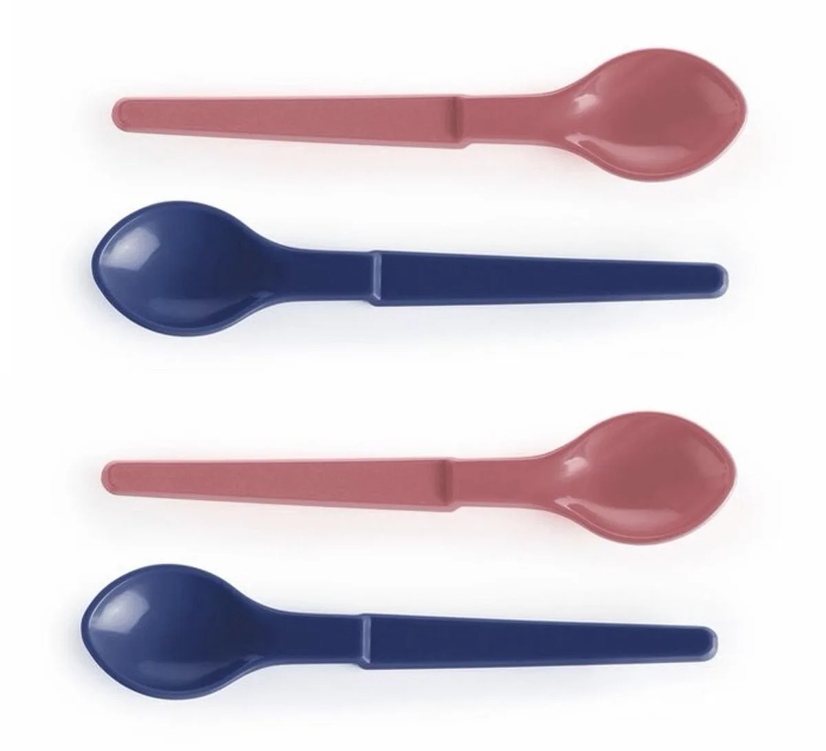 Hang aan lepels (set van 4 ) van Tupperware in Paars, Zalm, Roze – productfoto