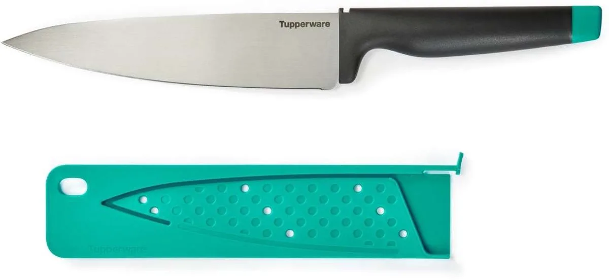 koksmes (nieuwe collectie) van Tupperware in Groen – productfoto
