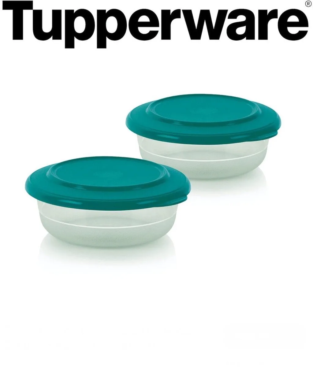 serveerkommen set van Tupperware in Groen – productfoto