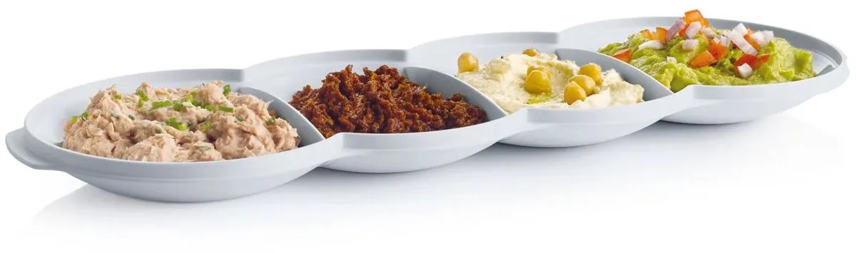 tapasschaal deksel van Tupperware in Wit, Effen – productfoto