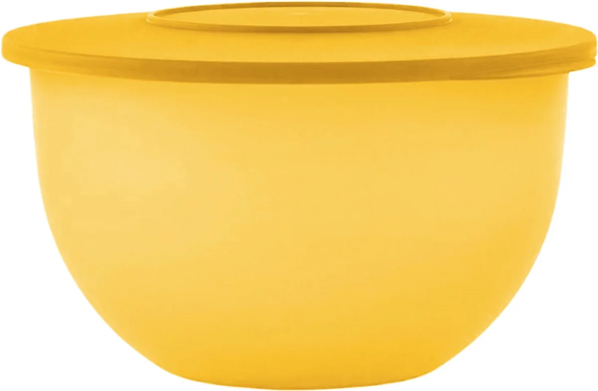 trendy kom 4.3 liter van Tupperware in Geel, Oranje – productfoto