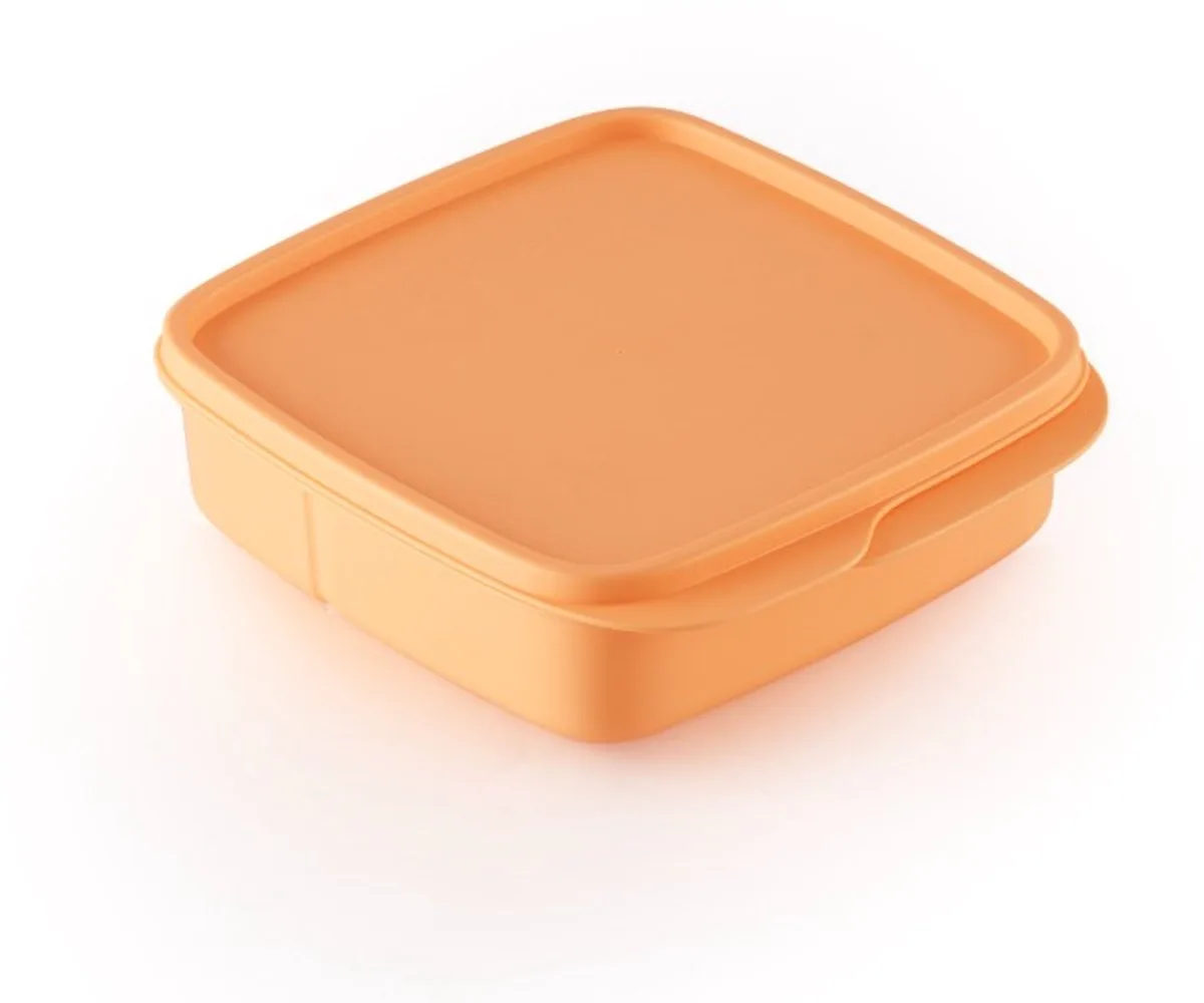 Vakjes Lunchbox Vierkant 550 ml van Tupperware in Oranje, Zalm – productfoto