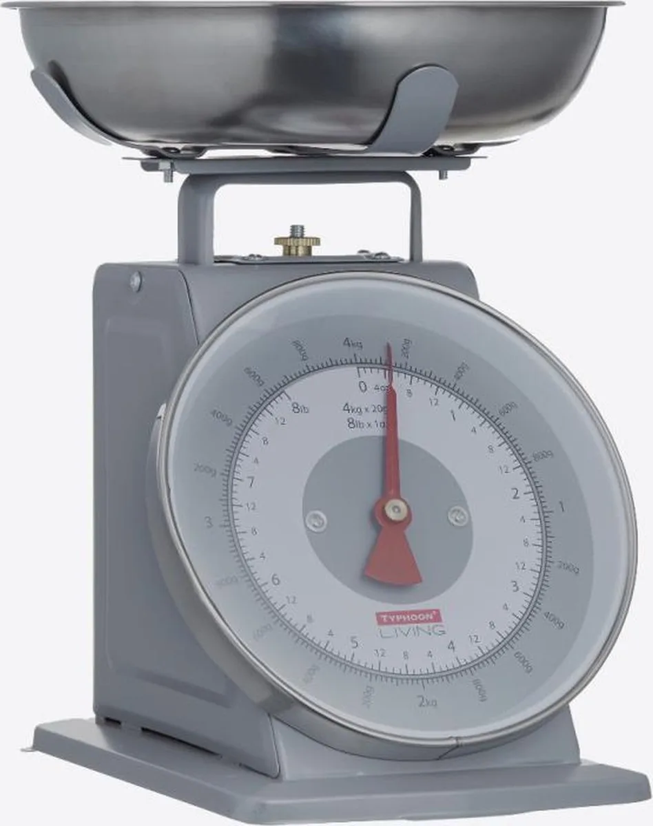 Living keukenweegschaal van Typhoon in Grijs – productfoto