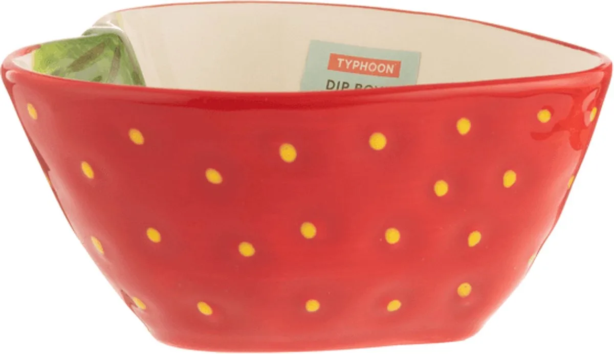 World kommetje aardbei 12cm by Typhoon in Red – product photo