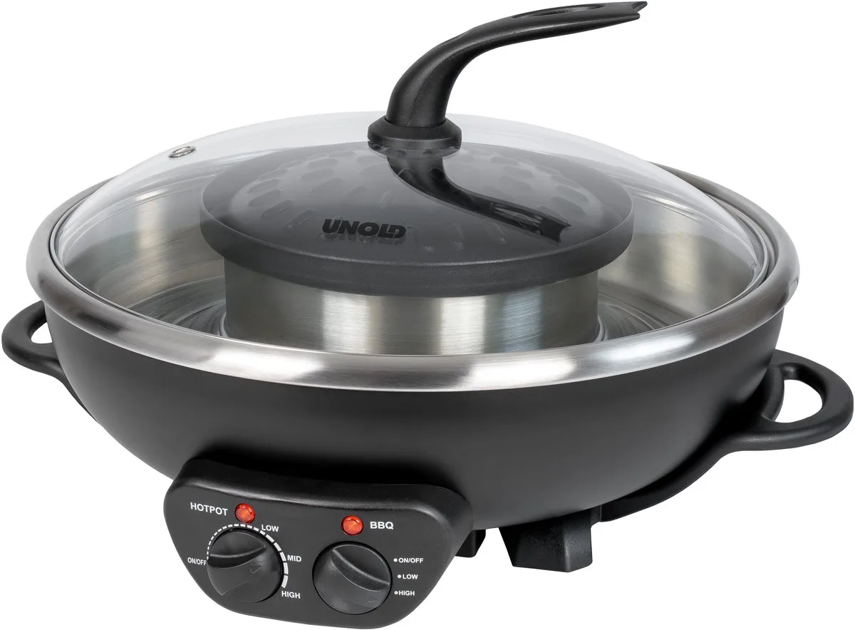 Unold 48745 Asia Fondue Hot Pot 5 l 4 persoon/personen van Unold in Zwart – productfoto