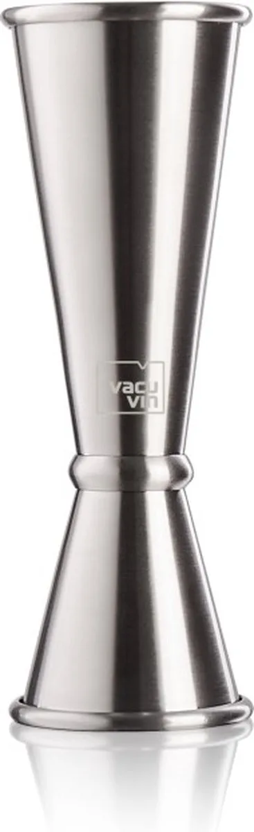 Japanese Jigger/ drankmaatje - 60/30 ml van Vacu Vin in Rvs – productfoto