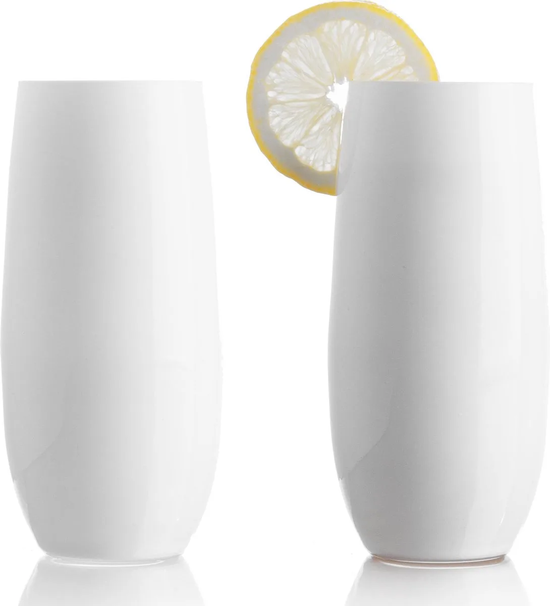 Longdrinkglazen - Waterglazen - Sapglazen - Drinkglazen - Set van 2 stuks - 35 cl - Kristalglas från Vacu Vin i Vit – produktbild