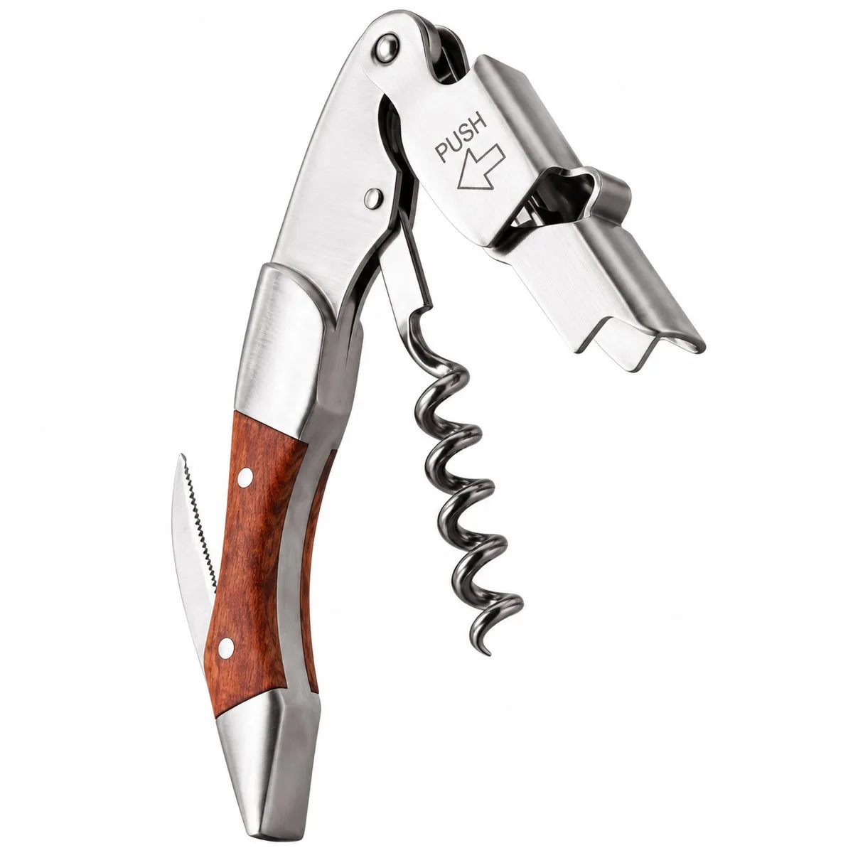 Tire-bouchon Compact de Vacu Vin en Marron – photo produit