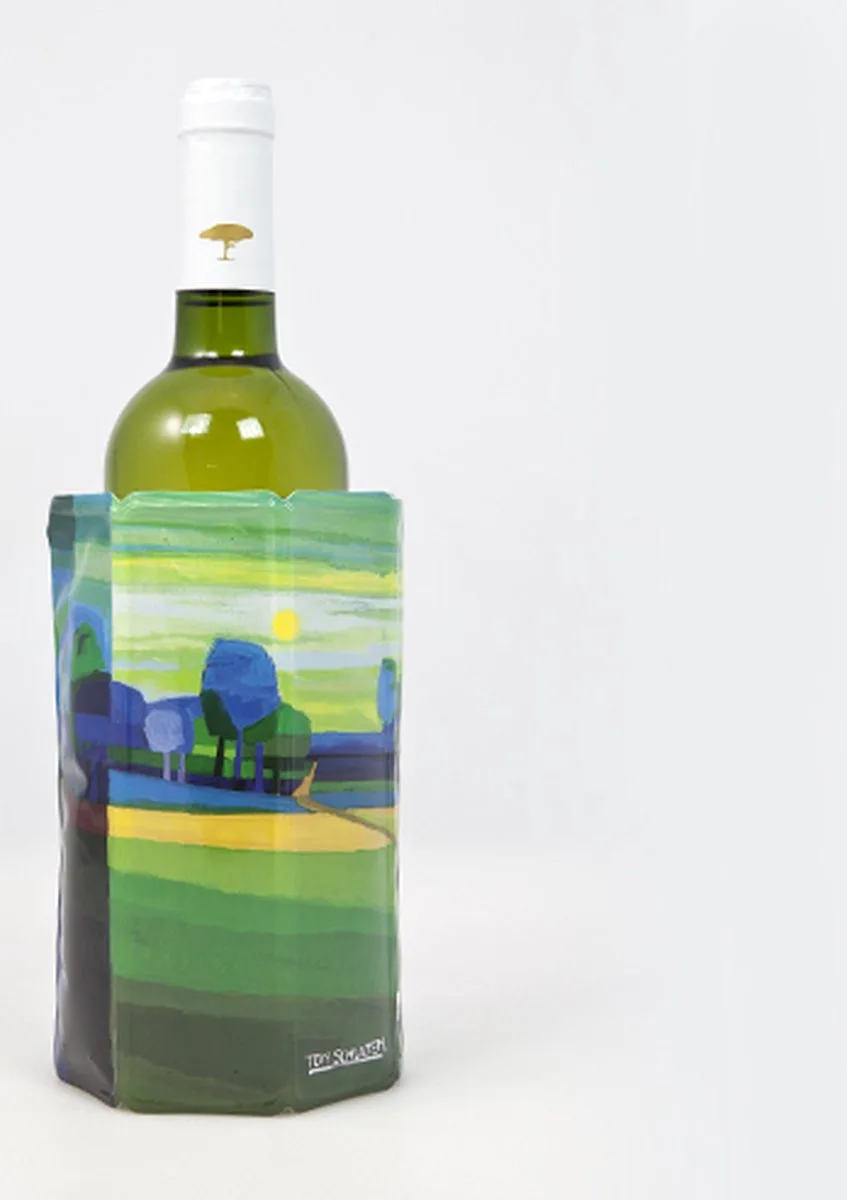 wijnkoeler vacucin van Vacu Vin in Blauw, Groen – productfoto