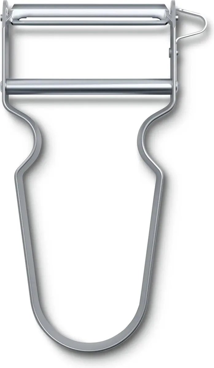 REX Peeler – Iconische Dunschiller – Ultra-Scherp – Ergonomisch – Aluminium – Glans van Victorinox in Aluminium Glans – productfoto