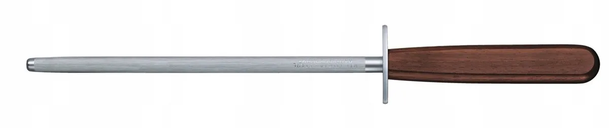 Slijpstaal 20 cm Rond Hout van Victorinox in Zilver – productfoto
