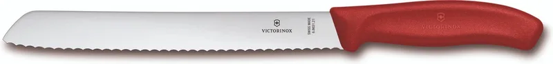 Swiss Classic Broodmes - 21cm - RVS/PP Kunststof de Victorinox en Rouge – photo produit
