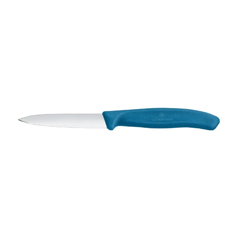 Swiss Classic Gemüsemesser, 8 cm, gerade Schneide, Mittelspitz, Blau by Victorinox – product photo